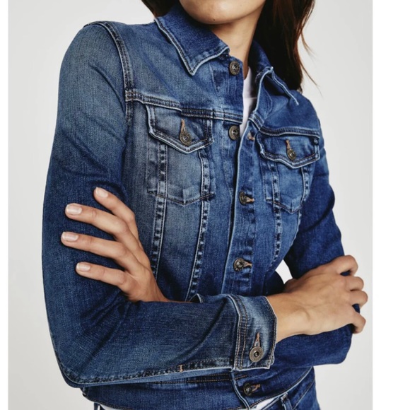 AG Adriano Goldschmeid Robyn Denim Jean Jacket brand new, never worn! - Picture 2 of 11